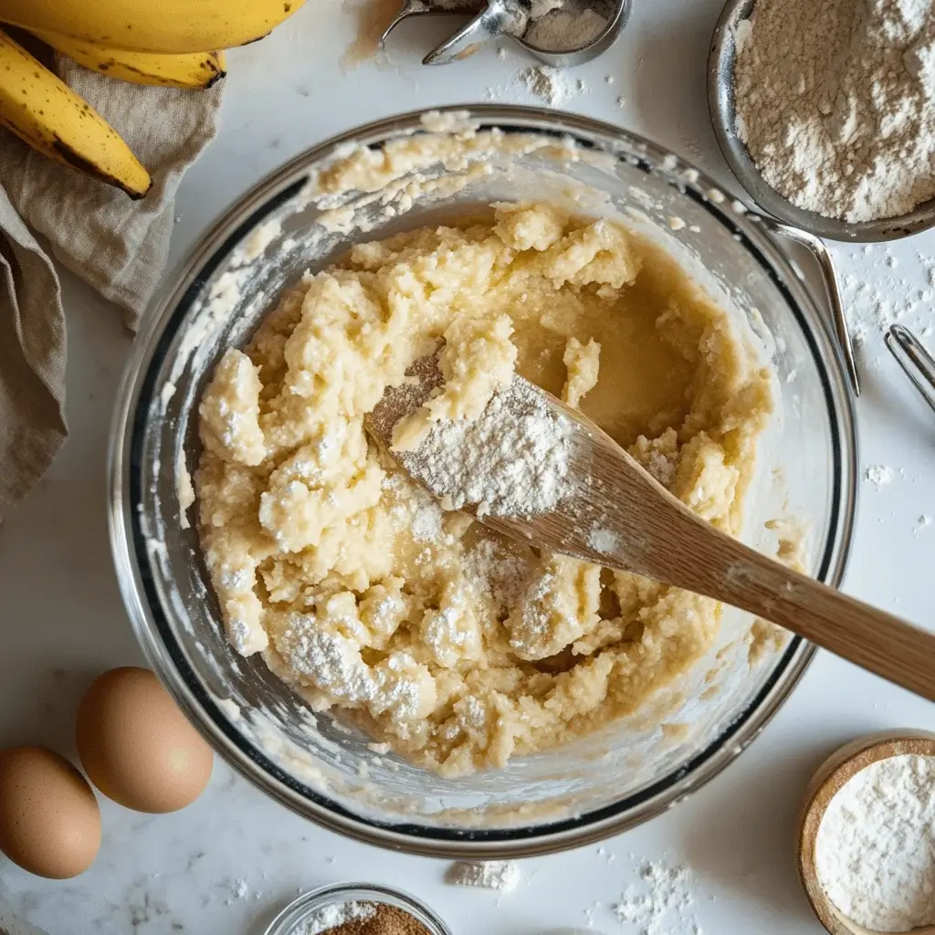 4 ingredient banana bread