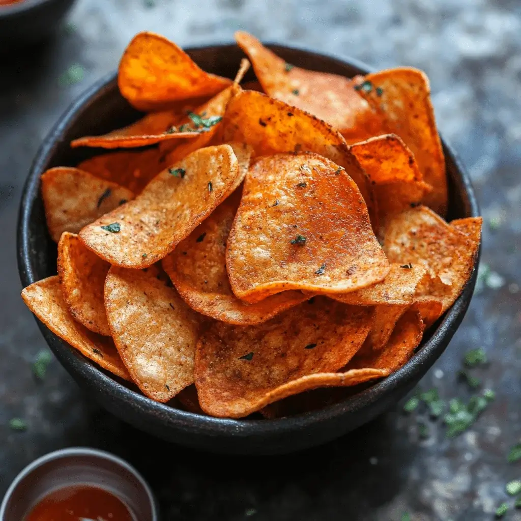 A colorful assortment of spicy chips in various shapes and sizes.