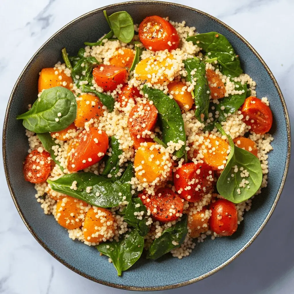 Storing and Reheating Carrot and Spinach Couscous