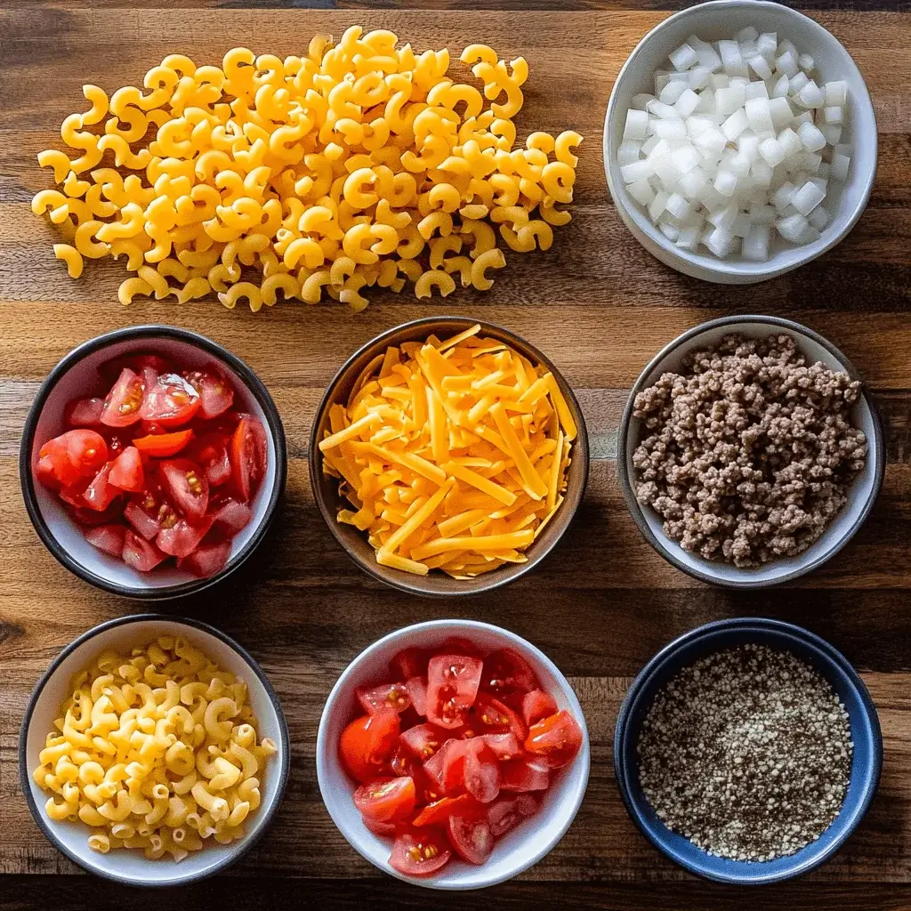 cheeseburger macaroni soup