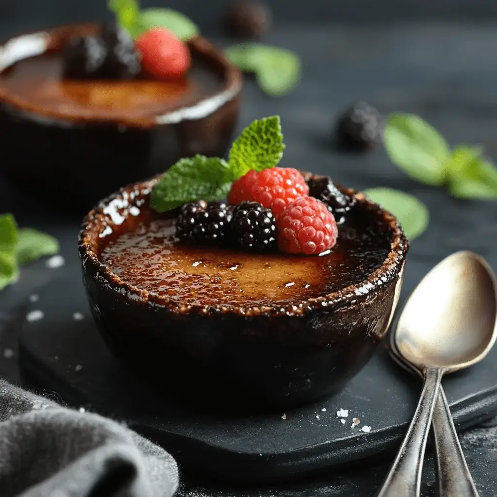 chocolate creme brulee