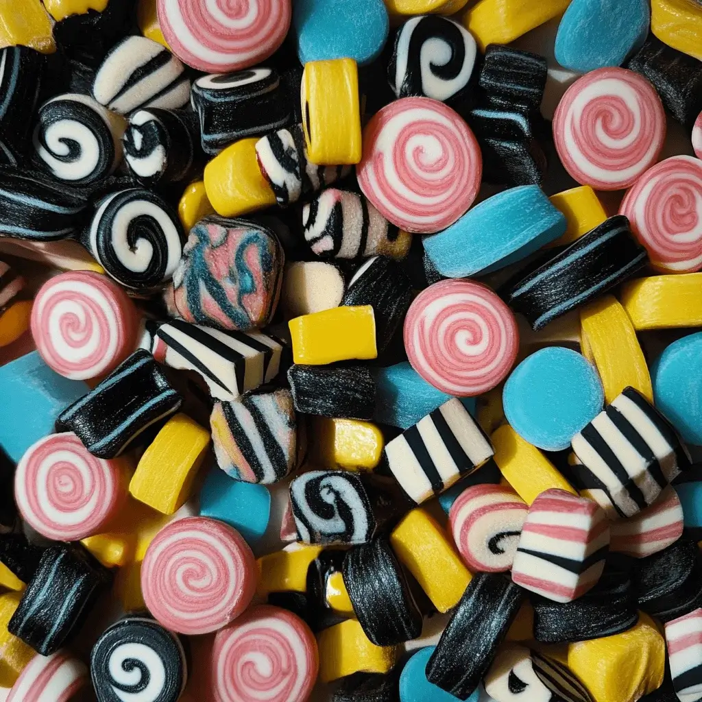 Salty licorice candy in Scandinavia