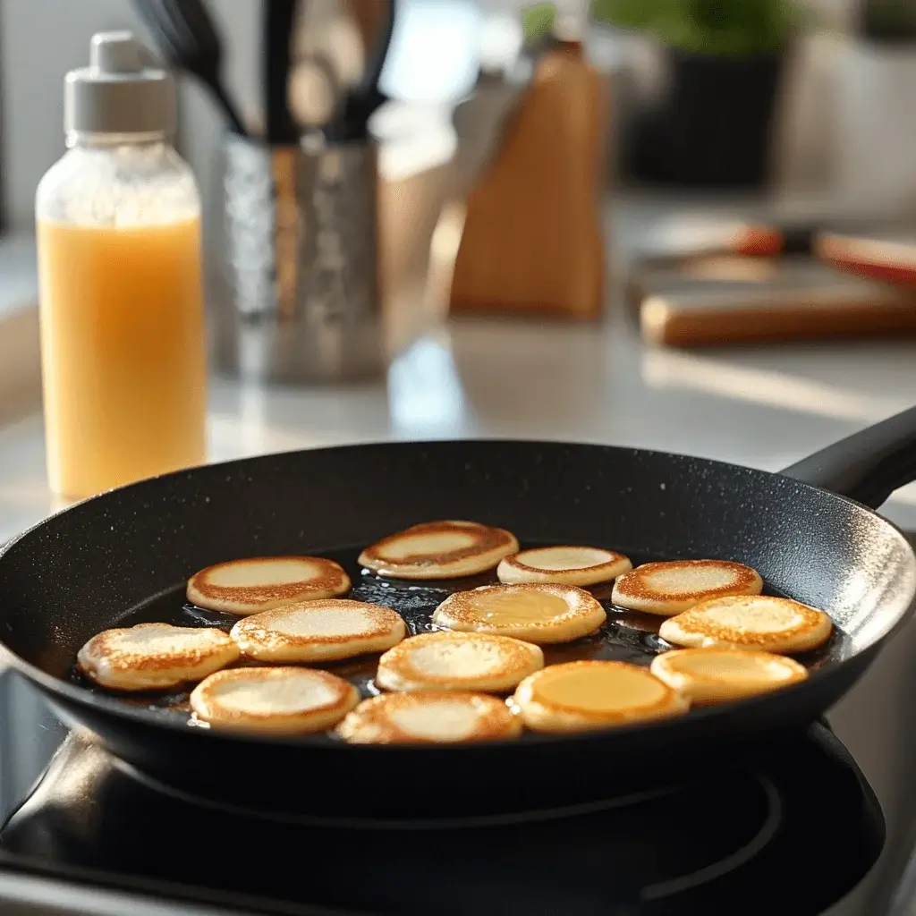 mini pancakes
