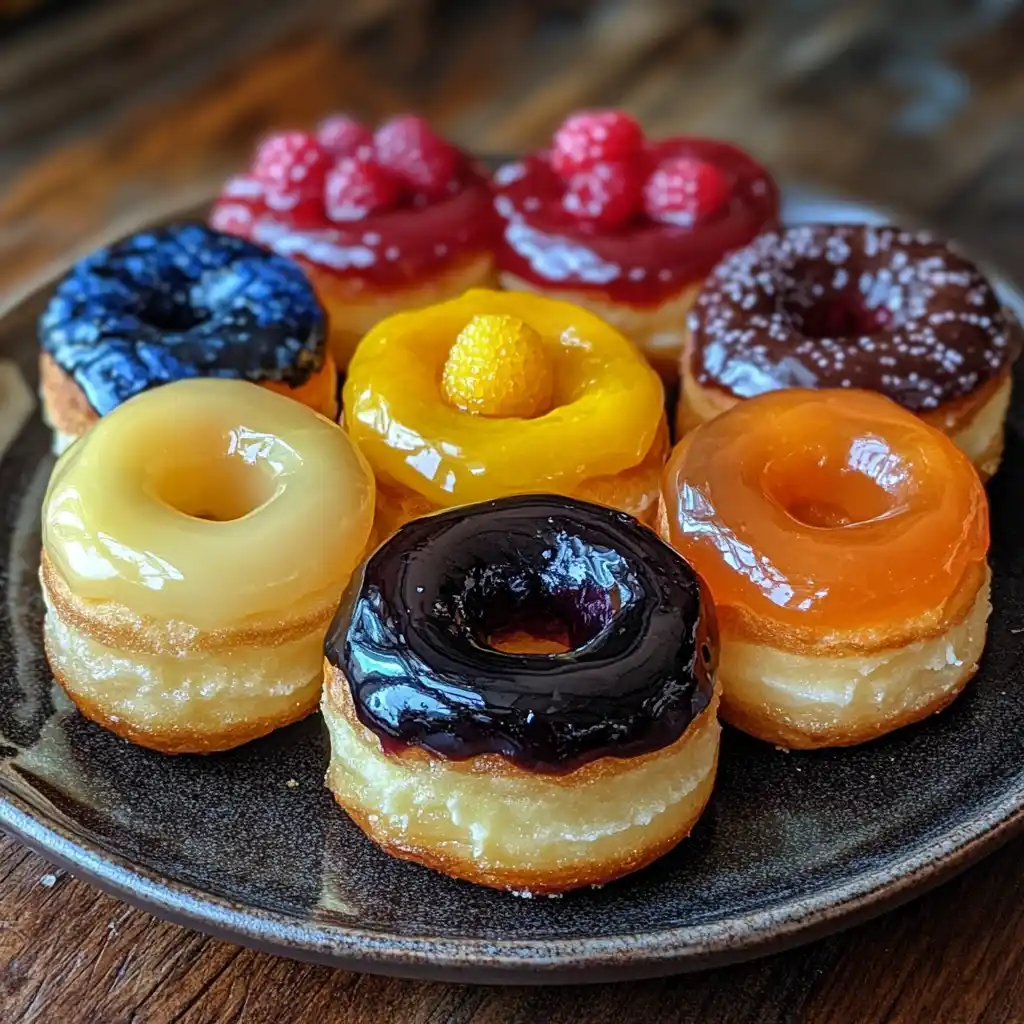 A plate of freshly made jelly donuts with powdered sugar